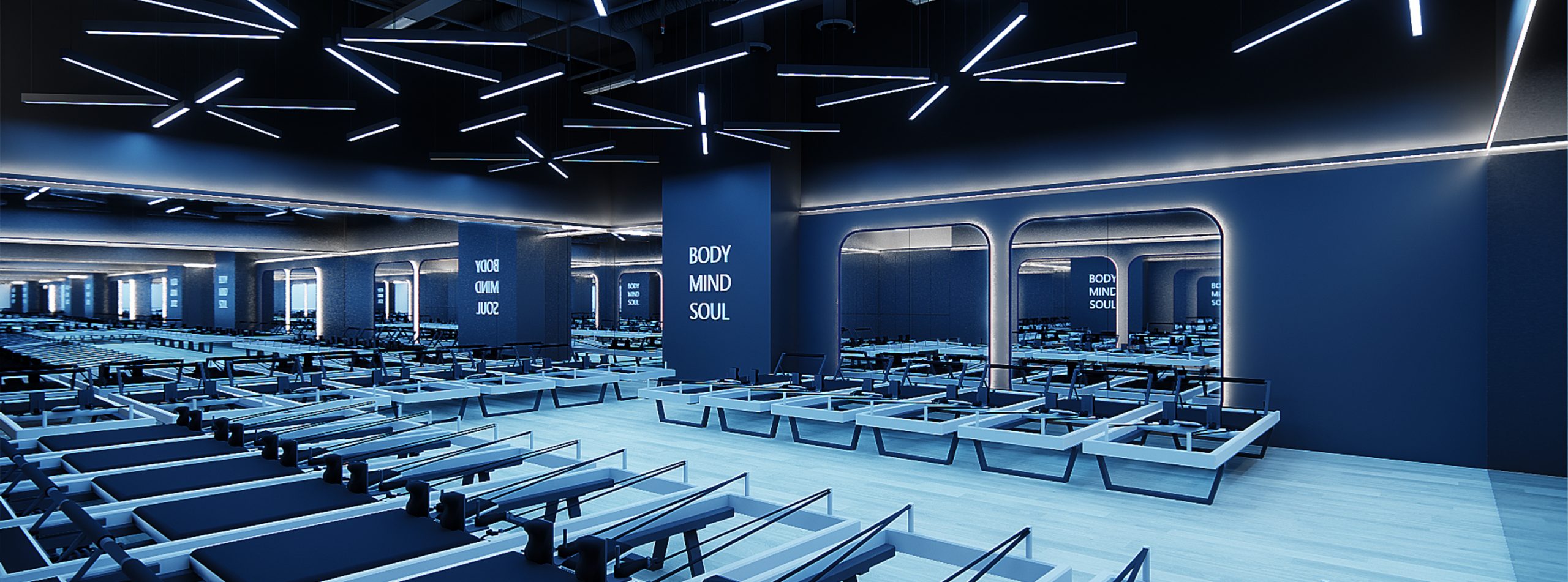 普拉提訓練室實例